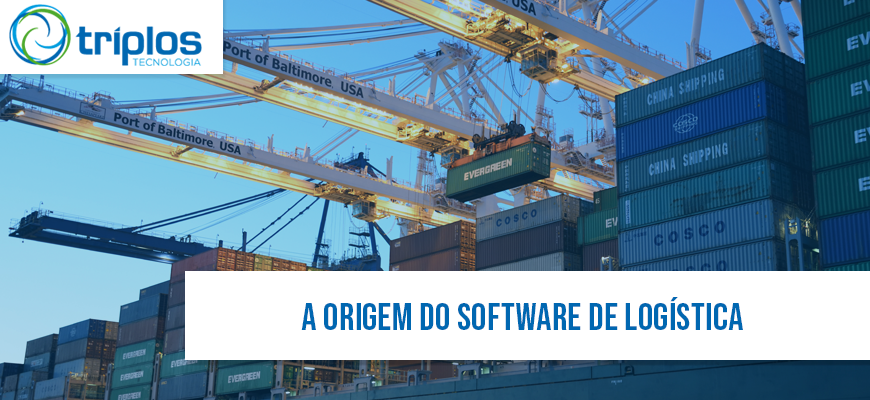 A origem do software de logistica e a Triplos Tecnologia